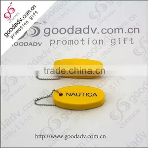 Promotion Gift Eco-friendly Material pu Foam Floating Keychain thumbnail-5