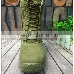 High Ankle Genuine Leather Waterproof Army Military Combat Boots thumbnail-2