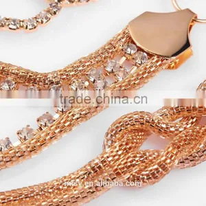 Fashion Clothes Chains of Metal Belt Jeans Chain Brightness F1-80117 thumbnail-3