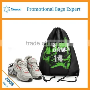 2016 New Design Polyester Drawstring Bag Cord Wholesale Drawstring Backpack thumbnail-1