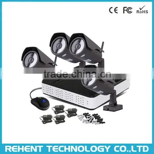Wireless Home Security Camera System HD 720P 4Ch WiFi NVR Kit CCTV Kits With 4 Cameras IP Wireless HD thumbnail-1