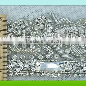 Garment Accessories and Beaded Bridal Trims for Wedding Dress thumbnail-4