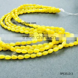 Wholesale 2016 New Fashion DIY Waterdrop 6*9mm Yellow Aventurine Beads for Jewelry Making thumbnail-3