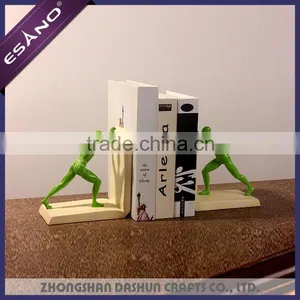 Polyresin Home Decoration Pieces, Man Resin Bookends thumbnail-2