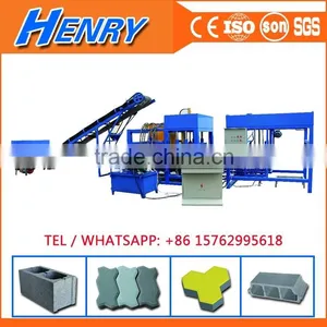 Low Cost QT4-30 Diese Engine Habiterra Concrete Hollow Block Machine for Sale, Interlocking Paver Block Machine Price in India Supplier's Choice thumbnail-2