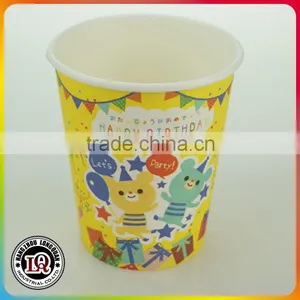 Cheap Disposable 9oz Single Wall Hot Custom Printed Paper Coffee Cups thumbnail-1