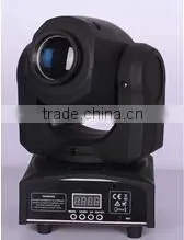30W LED Mini Moving Head Spot Light /DMX 512/Rotating Gobo/ Pan/Tilt/Rainbow Flow thumbnail-2