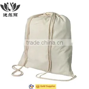 Wholesale Large Cotton Custom Printed Drawstring Laundry Bag thumbnail-3