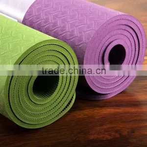 8mm Thick 72-inch Long Ero Friendly TPE High Density Anti-tear Non-slip Yoga Mat Eercise Mat Hot Yoga Eercise Fitness Pilates thumbnail-1