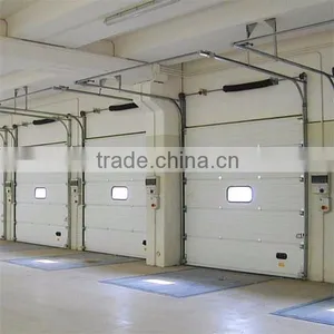 Factory Remote Control Overhead Industrial Solid Sectional Door Design thumbnail-6
