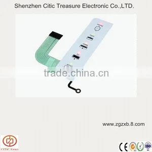 Single One Key With Led , Press Membrane Keypad thumbnail-1