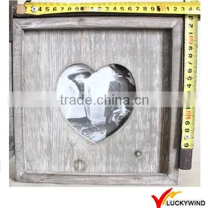 Dent Face Table Stand Vintage Old Love Shape Picture Frame thumbnail-2