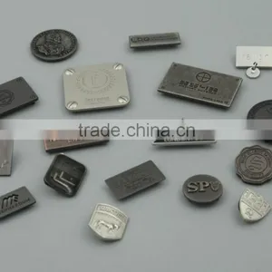 Custom Excellent Quality Fashion Metal Clothing Tags for Handbags thumbnail-2