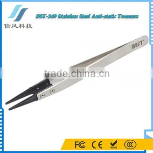BST-249 Highly Precise Stainless Steel Anti-static Tweezers thumbnail-1