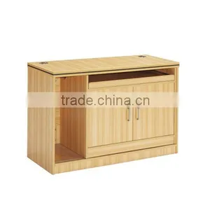 Unique Wooden Computer Table With Storage thumbnail-1
