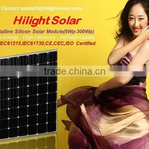100w Monocrystalline Solar Cells for Sale With TUV CE IEC CEC ISO thumbnail-1