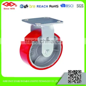 100mm-200mm Heavy Duty Roller Bearing Casters With Cast Iron Center thumbnail-1