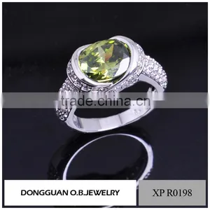 Diamond Drill Bit Engagement Ring With Yellow Diamond Wedding Ring thumbnail-3