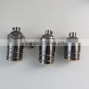 Vintage Edison E26 E27 Socket Ceiling Lamp Holder Brass Bulb Base 220V/110V thumbnail-4