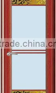 Modern Aluminum Door for Bathroom Frosted Glass Interior Doors thumbnail-5
