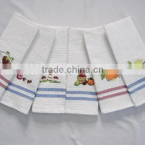 COTTON OR T/C WAFFLE CHEAP, JACQUARD, KITCHEN TEA TOWEL COTTON WAFFLE TOWEL thumbnail-1