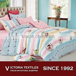 Lovely Bright Colour Stars Boats Rainbow King Duvet Quilt Set Bedding thumbnail-1