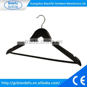 Black Wooden Hanger With Trouser Bar thumbnail-1