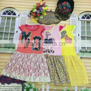 100% Cotton Children Girl Dress Suit Clothings Kid Suit Only Little Girls Dress Suits thumbnail-6