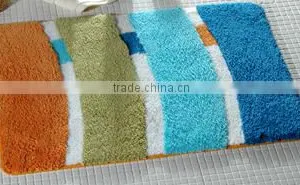 New Design Washsble Bathroom Mat no Har Removal Soft Rug Bathroom 2-piece Set Rug Mat thumbnail-4