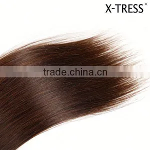 14inch 4 Color 100g Silk Straight Most Popular Custom Design Remy Virgin Hair Weft thumbnail-6