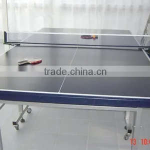 Modern Hot Sell 15/18/25mm Outdoor Aluminium Foldable & Movable Tennis Table thumbnail-1
