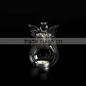 Wholesale Hanging Ball Shape Crystal Glass Candle Holder for Decoration thumbnail-5