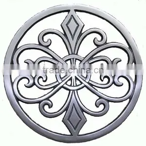 Flower Antique Cast Iron Trivets thumbnail-1