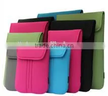 Hot Sale 12.5 Inch Shockproof Neoprene Laptop Sleeve Case Without Zipper With Flip Cover and Dot Printing thumbnail-1
