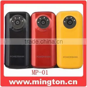 Metal Portable Power Bank 5600mah With Led Light thumbnail-1