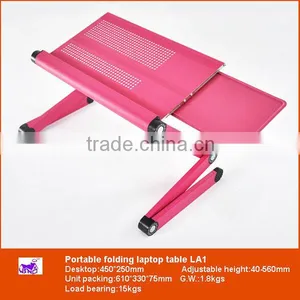 Excellent Gift Promotion Portable Adjustable Table Adjustable Bed Tray thumbnail-1