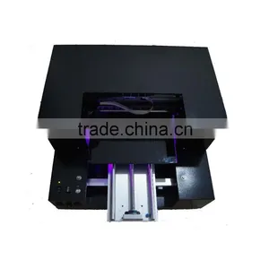 A3 Size Multifunctional Eco Solvent Ink Flatbed Printer for Golf Ball , Mobile Phone Cover, Usb thumbnail-1