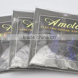 Wholesale Guitar Strings Amola Nickel Alloy E100 009 Electric Guitar Strings thumbnail-1