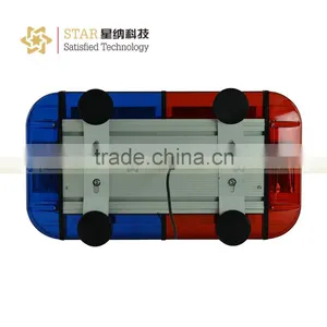 12V White Red Blue Amber Magnetic Emergency Strobe Mini LED Lightbar thumbnail-6