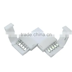 4pin LED Strip Clip, 4 Pin RGB LED Strip Connector For 10mm Width 5050 RGB thumbnail-2