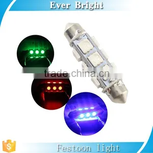5050smd Festoon Led Bulb Car Auto C5W Lamps thumbnail-1