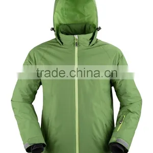 Fashion Outdoor Waterproof Winter Green Jacket Factory thumbnail-1