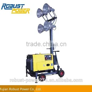 2-pole Brushless Folding Tow Bar Diesel Mobile Light Tower(RPLT-1600) thumbnail-2