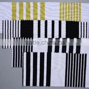 Yarn Dyed Knitted Striped Interlock Viscose Spandex Rib Fabric thumbnail-4
