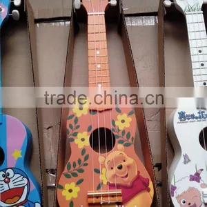 China Facotory 21 Inch Colourful Ukulele Wholesale (UK-100) Cartoon Ukulele Guitars China Made Guitars thumbnail-3