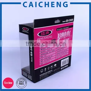 Professional Logo Printed Color Corrugated Box Price for Headphone thumbnail-2