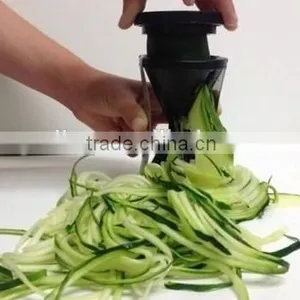 2016 Easy Use Manual Grip Veggie Spaghetti Maker , Custom Logo Vegetable Spiral Slicer , Update Improved Spiralizer Dishwasher thumbnail-5
