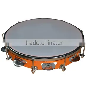 Indian Tambourine Hand Percussion Musical Instrument PROFESSIONAL GRADE YOGA MANTRA KIRTAN thumbnail-1