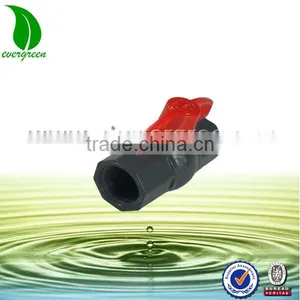 Female Thread Plastic PVC Octagonal Ball Valve thumbnail-1