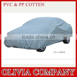 Outdoor Waterproof Polyester PEVA PVC Cotton Car Cover thumbnail-4